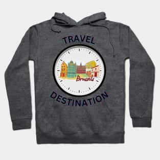 Travel to Brussels Hoodie